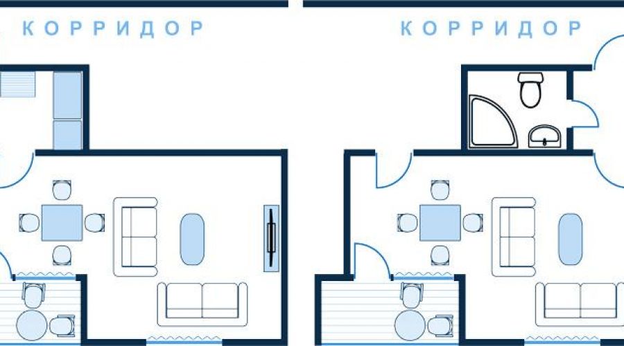 2-х местный 2-х комнатный Luxe «Беатрис», терраса/балкон – номер повышенной комфортности